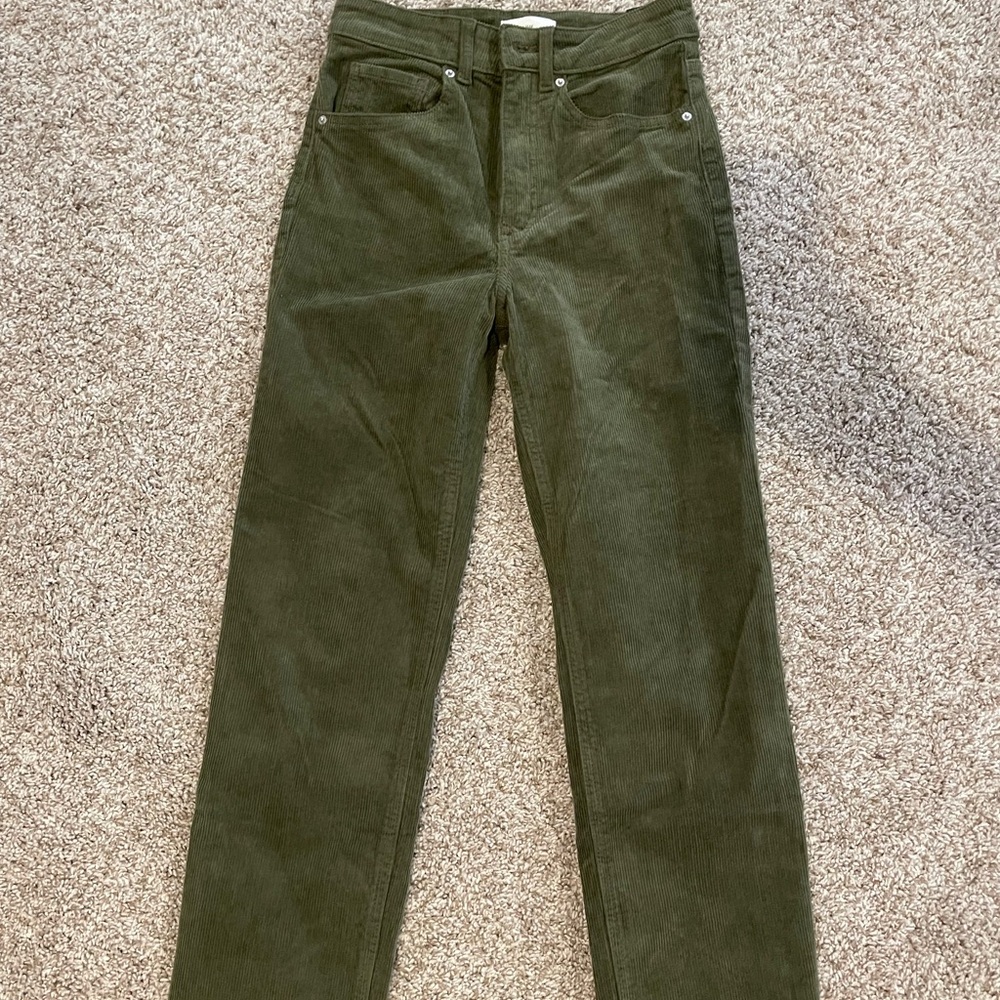 Brand New Olive Green Corduroys